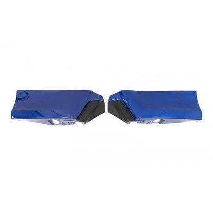 OLM Paint Matched JDM Style Rear Splash Guards (Galaxy Blue Pearl) - 2015-2021 WRX / STI - 2