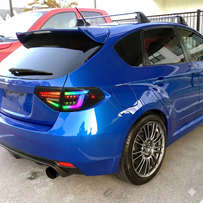 NTXGLOW RGB Tail Lights | 2008-2014 Subaru WRX/STi Hatch