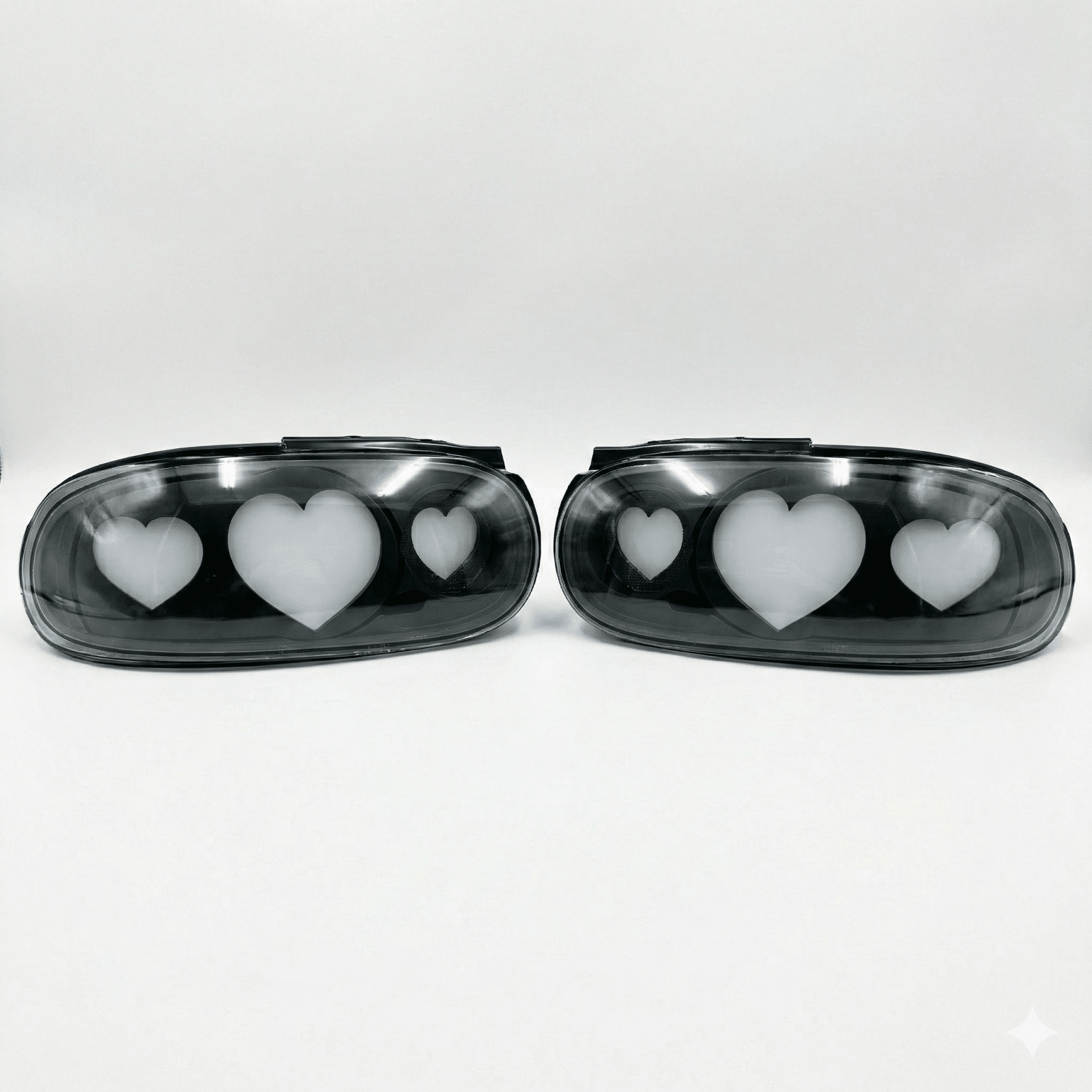 NTXGlow Diffused Heart Tail Lights | 1990 - 1997 Na Mazda Miata - 2