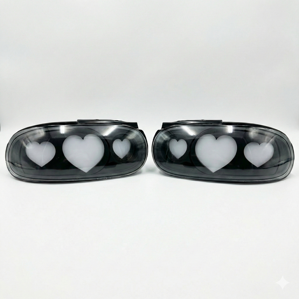 NTXGlow Diffused Heart Tail Lights | 1990-1997 Na Mazda Miata