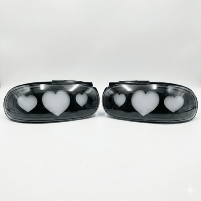 NTXGlow Diffused Heart Tail Lights | 1990 - 1997 Na Mazda Miata - 2