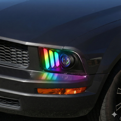NTXGlow Style Color Shifting Tail Lights (2020-2025 Ford Mustang) - 2