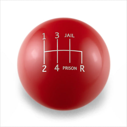 Billetworkz Weighted Shift Knob - 6 Speed Jail - Prison Engraving - Subaru WRX 2015 - 2025 - 1