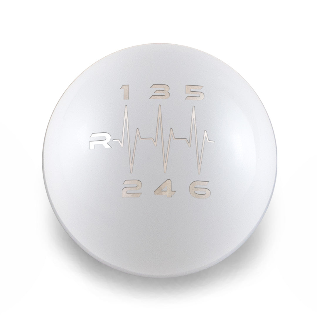 Billetworkz Weighted Shift Knob 6-Speed Heartbeat Engraving for Toyota GR Corolla / Corolla Hatch