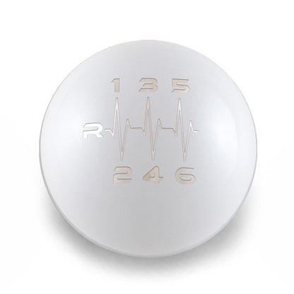 Billetworkz Weighted Shift Knob 6-Speed Heartbeat Engraving for Toyota GR Corolla / Corolla Hatch
