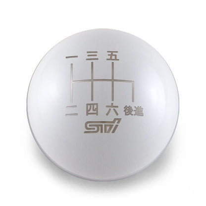 Billetworkz Weighted Shift Knob - 6 Speed STI Japanese Engraving - Subaru STI - 5