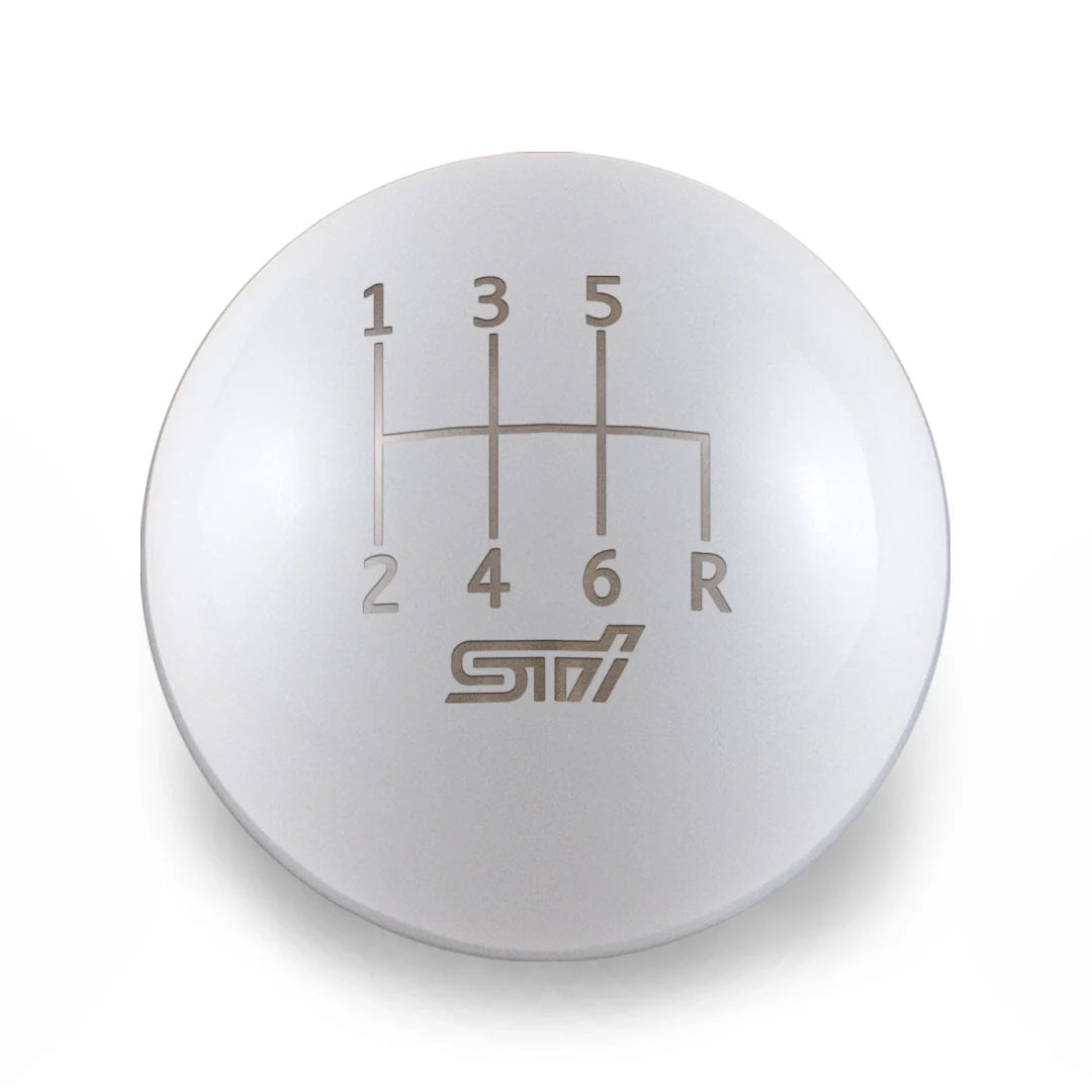 Billetworkz Weighted Shift Knob - 6 Speed STI Standard Engraving - Subaru STI