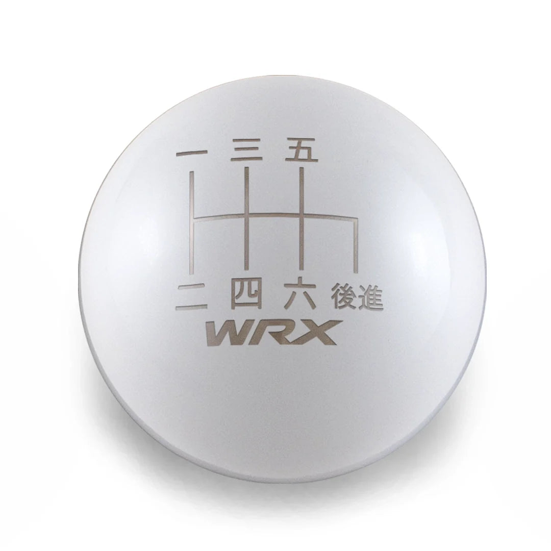 Perilla de cambio con peso Billetworkz - WRX de 6 velocidades con grabado japonés - Subaru WRX 2015-2025