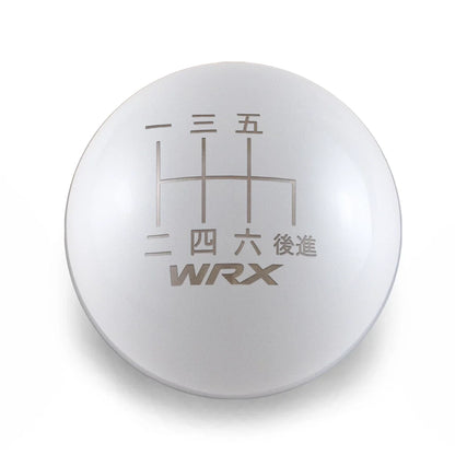 Perilla de cambio con peso Billetworkz - WRX de 6 velocidades con grabado japonés - Subaru WRX 2015-2025