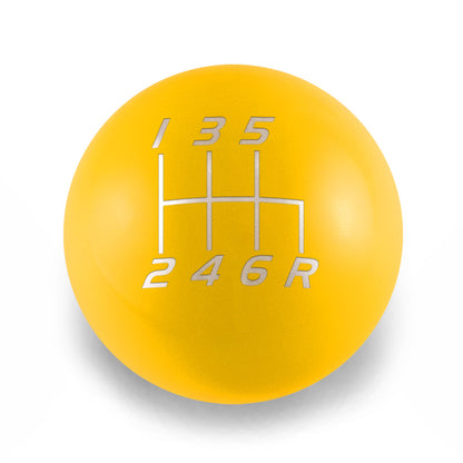 Billetworkz Weighted Shift Knob - 6 Speed Velocity Engraving - Subaru STI - 31