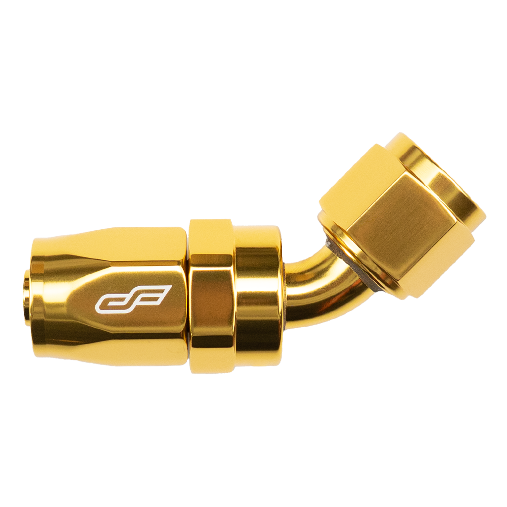 -4 AN 45 Degree Female Aluminum Hose End Fitting
