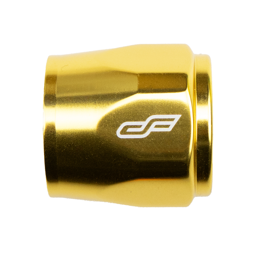 -8 AN Hex/Worm-Clamp Hose Finisher