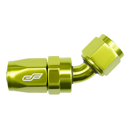 -6 AN 45 Degree Female Aluminum Hose End Fitting