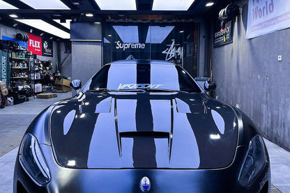 Carbonado 2008-2017 Maserati GranTurismo DC Style Carbon Fiber Hood