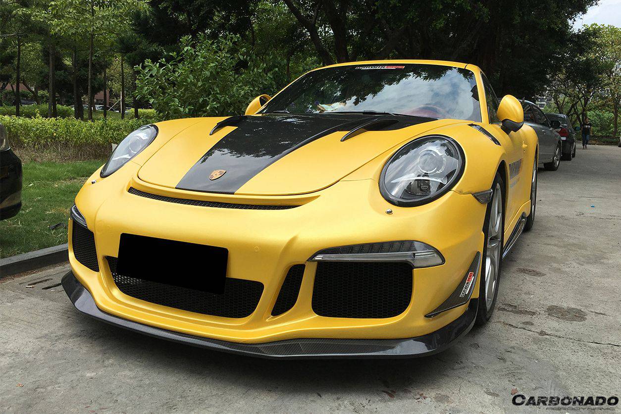 Carbonado 2013-2019 Porsche 911 991.1 991.2 Carrera 4 4S Turbo Targa  GT3 Convert MG Style Carbon Fiber Hood