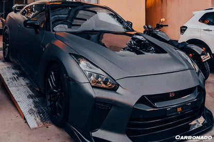 Capó de fibra de carbono estilo Nissan GTR R35 CBA DBA LII (2009-2016)