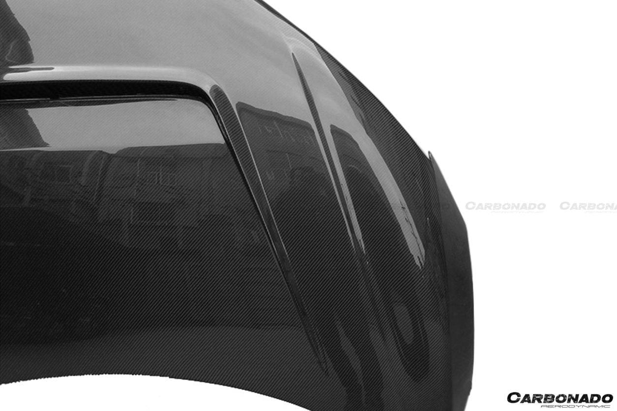 Capó de fibra de carbono estilo P para Audi R8 Coupé Spyder Carbonado 2006-2015