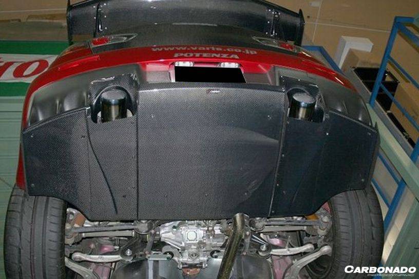 Carbonado 2008-2016 Mitsubishi Evolution EVO10 VRS Style Carbon Fiber Rear Diffuser
