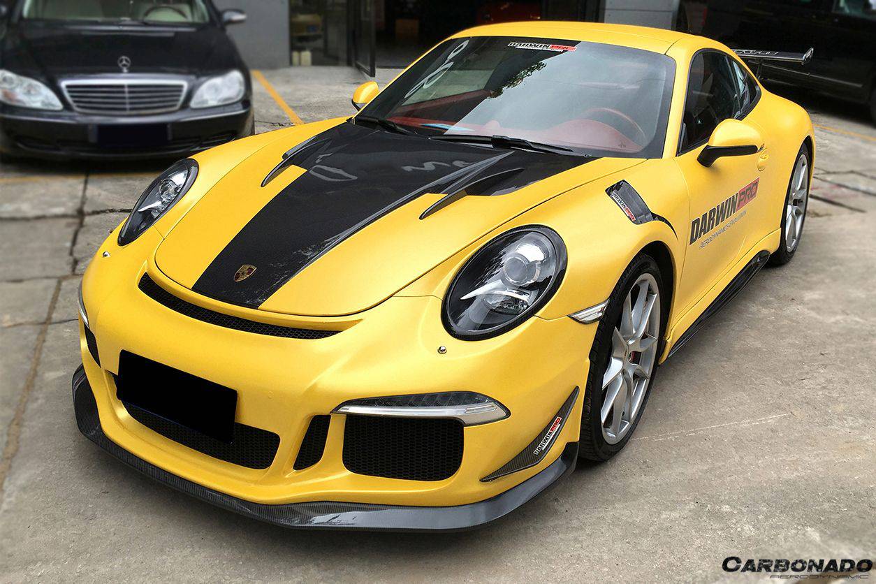 Carbonado 2013-2019 Porsche 911 991.1 991.2 Carrera 4 4S Turbo Targa  GT3 Convert MG Style Carbon Fiber Hood