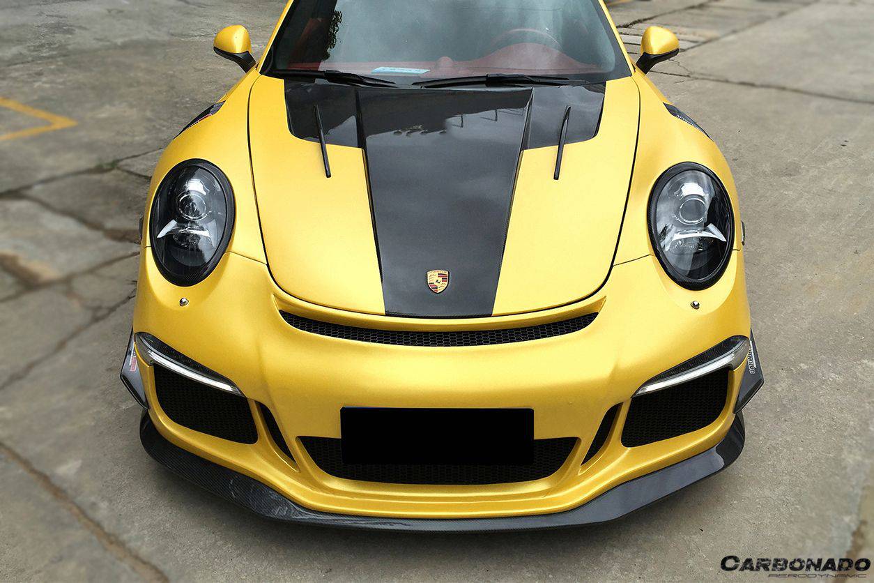 Carbonado 2013-2019 Porsche 911 991.1 991.2 Carrera 4 4S Turbo Targa  GT3 Convert MG Style Carbon Fiber Hood