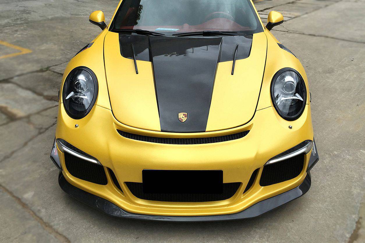 Carbonado 2013-2019 Porsche 911 991.1 991.2 Carrera 4 4S Turbo Targa  GT3 Convert MG Style Carbon Fiber Hood