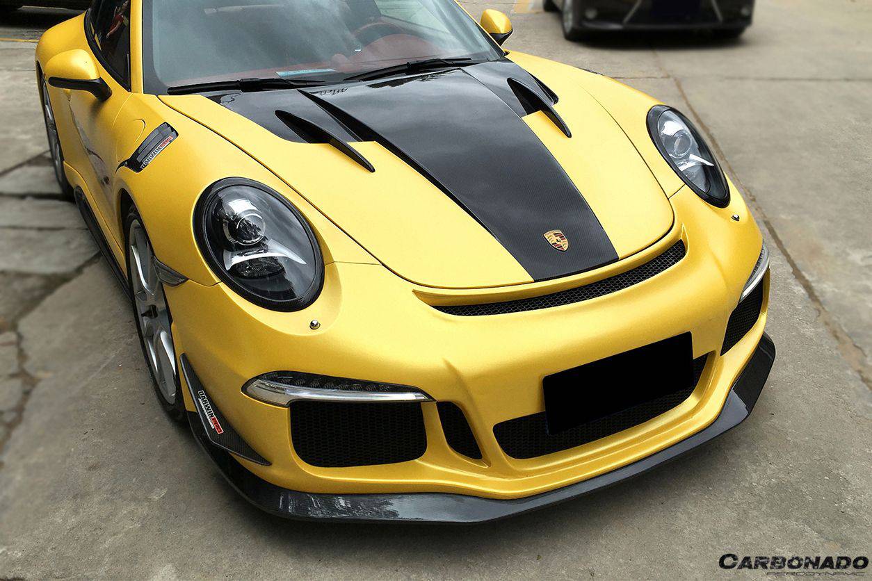 Carbonado 2013-2019 Porsche 911 991.1 991.2 Carrera 4 4S Turbo Targa  GT3 Convert MG Style Carbon Fiber Hood