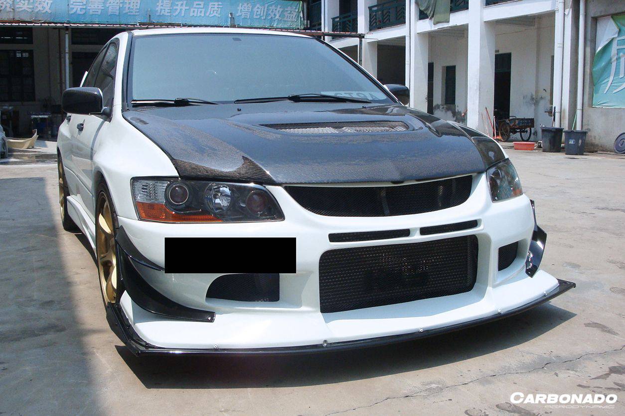 Carbonado OE Style Carbon Fiber Hood | 2003-2006 Mitsubishi Evo 7/8/9