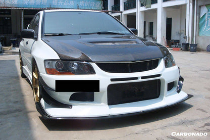 Carbonado OE Style Carbon Fiber Hood | 2003-2006 Mitsubishi Evo 7/8/9