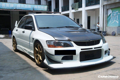 Carbonado OE Style Carbon Fiber Hood | 2003-2006 Mitsubishi Evo 7/8/9
