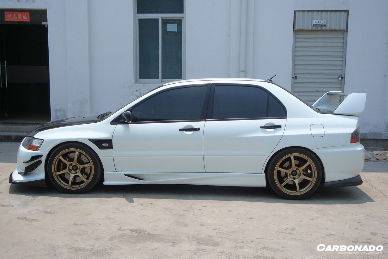 Carbonado OE Style Carbon Fiber Hood | 2003-2006 Mitsubishi Evo 7/8/9