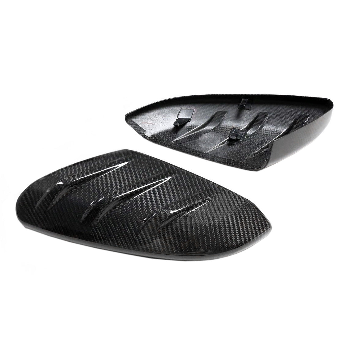 Rexpeed Dry Carbon Mirror Cap Full Replacement (Honda Civic 10th Gen)