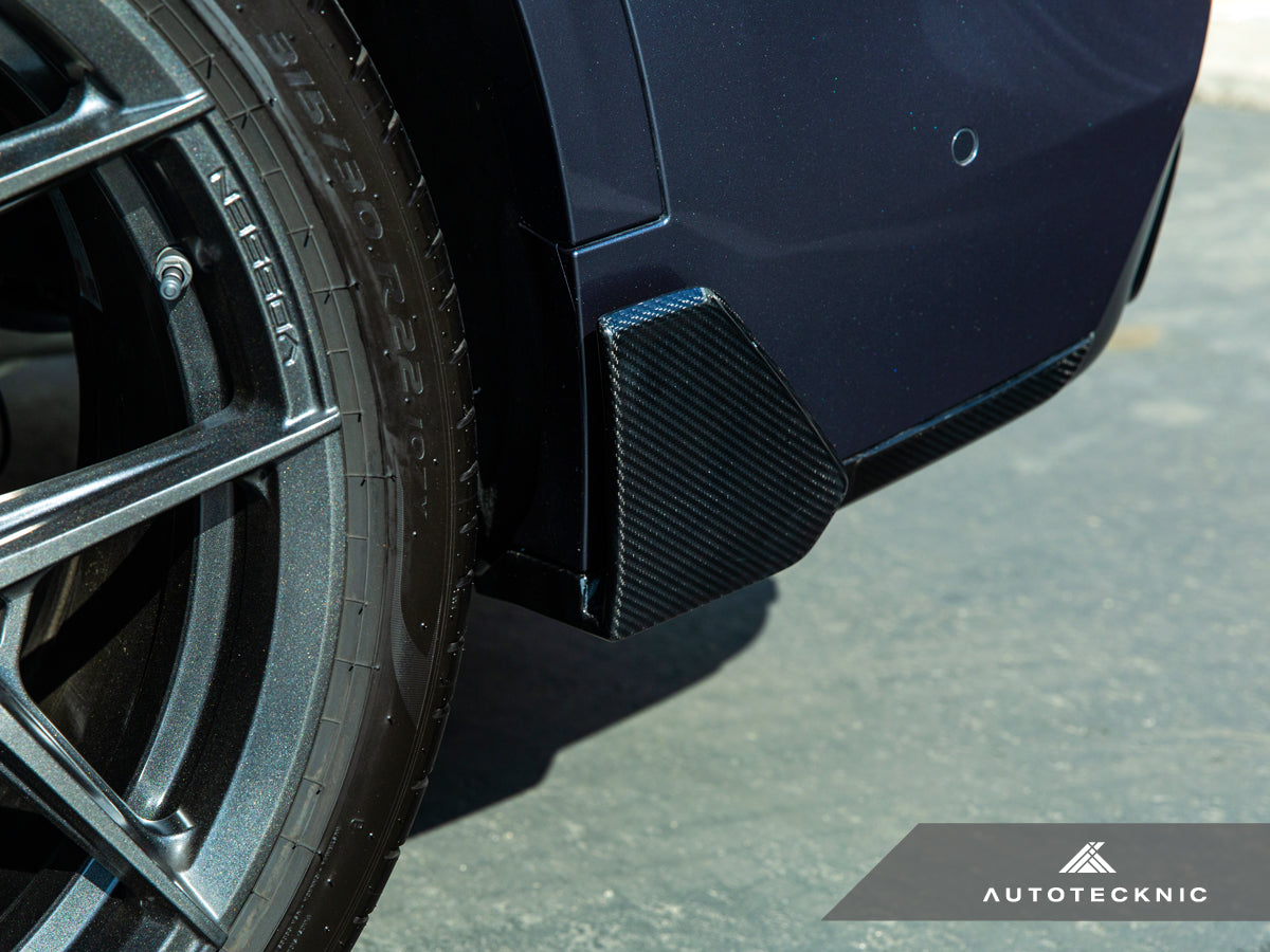 Divisores de alerones traseros de carbono seco AutoTecknic - G05 X5 M-Sport