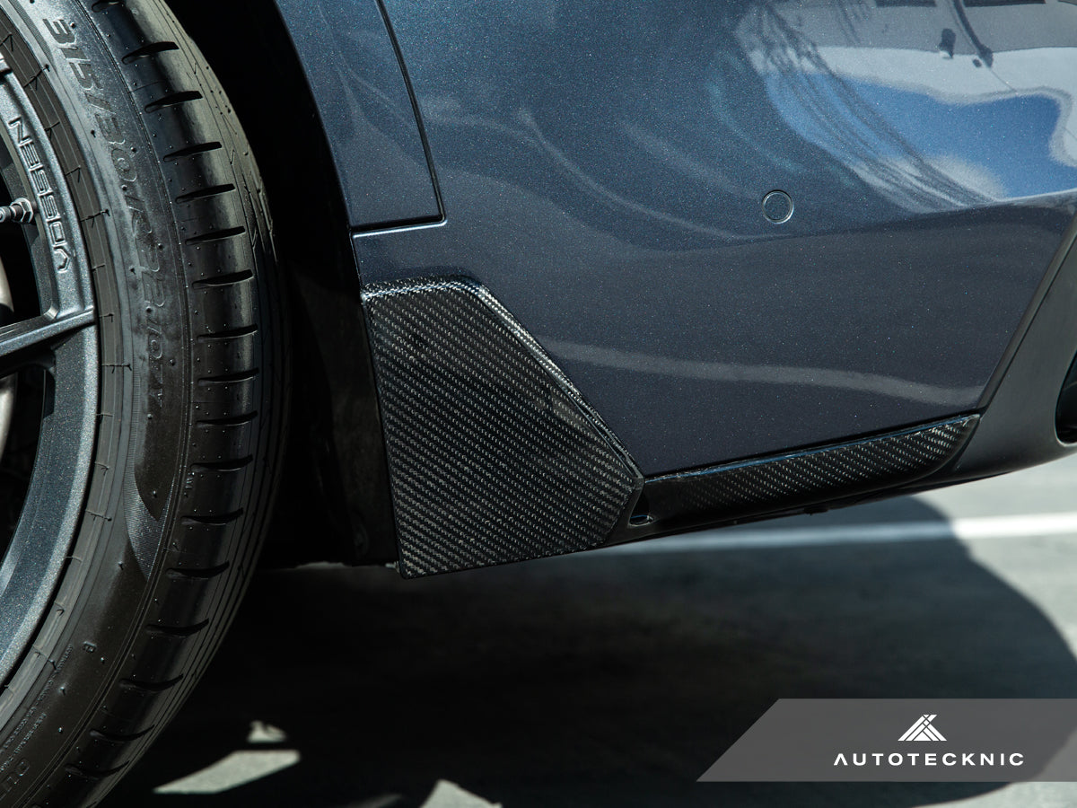 Divisores de alerones traseros de carbono seco AutoTecknic - G05 X5 M-Sport