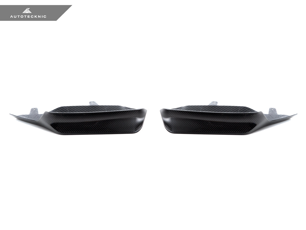 AutoTecknic Dry Carbon Performante Aero Splitter & Center Lip Set - F97 X3M | F98 X4M