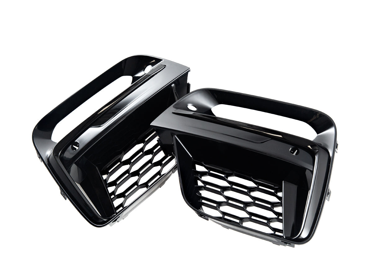 AutoTecknic Gloss Black Lower Grille Trim Set - G01 X3 | G02 X4 M40I Pre-LCI