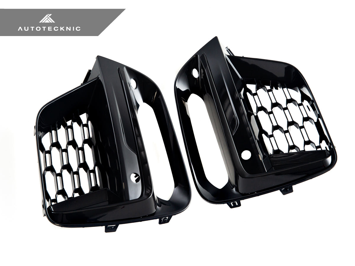 AutoTecknic Gloss Black Lower Grille Trim Set - G01 X3 | G02 X4 M40I Pre-LCI