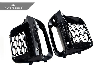 AutoTecknic Gloss Black Lower Grille Trim Set - G01 X3 | G02 X4 M40I Pre-LCI