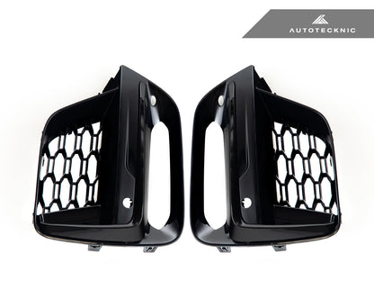 AutoTecknic Gloss Black Lower Grille Trim Set - G01 X3 | G02 X4 M40I Pre-LCI