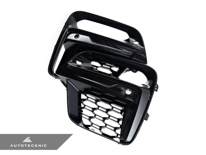 AutoTecknic Gloss Black Lower Grille Trim Set - G01 X3 | G02 X4 M40I Pre-LCI