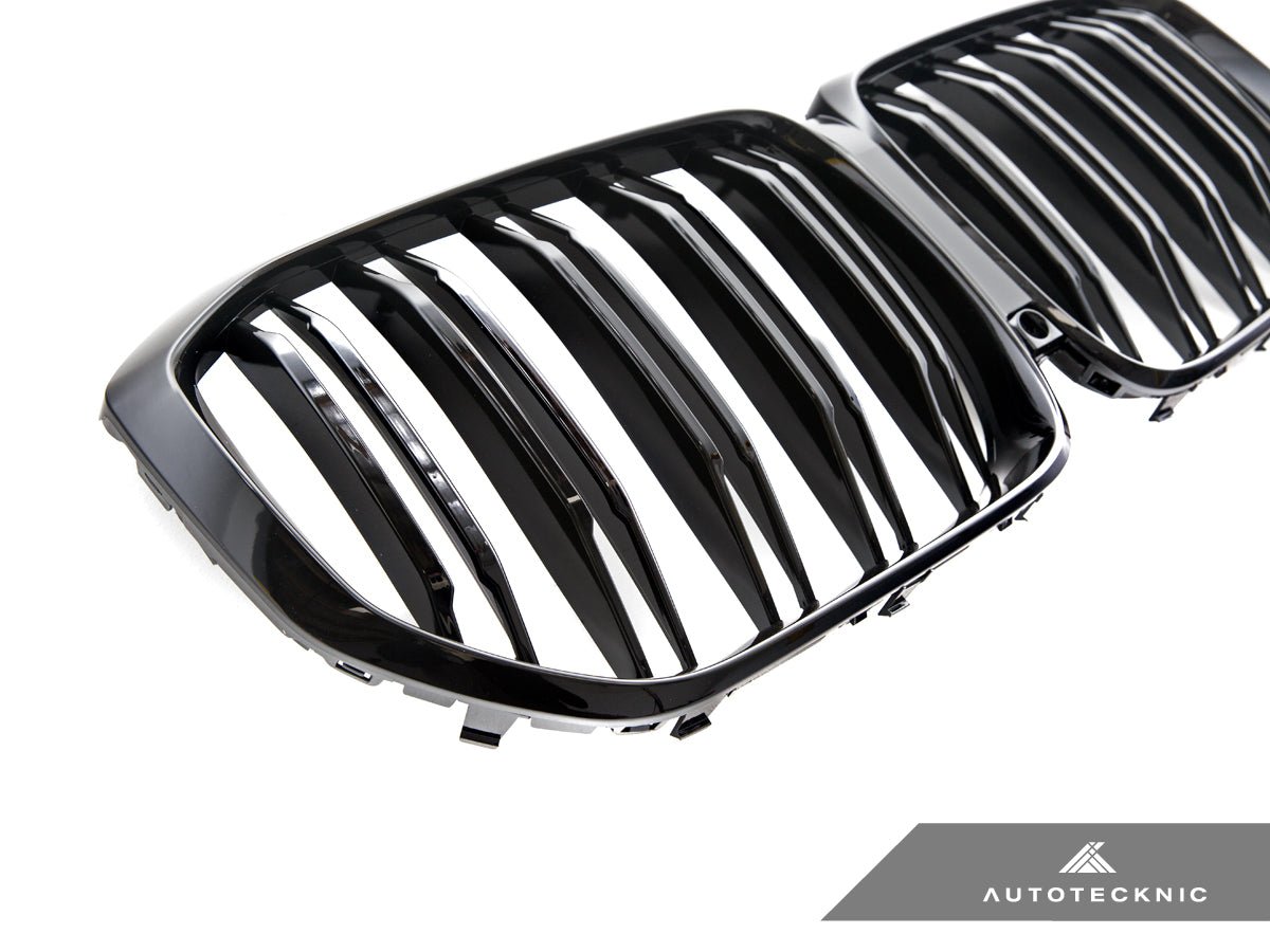 AutoTecknic Dual - Slats Gloss Black Front Grille - G05 X5 Pre - LCI - 2
