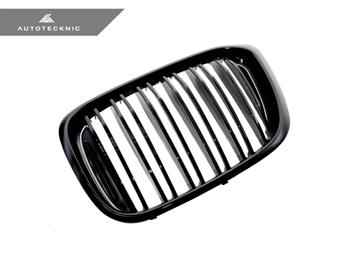AutoTecknic Dual-Slats Gloss Black Front Grille Set - G01 X3 | G02 X4 Pre-LCI (ATK-BM-0256-DS-GB)
