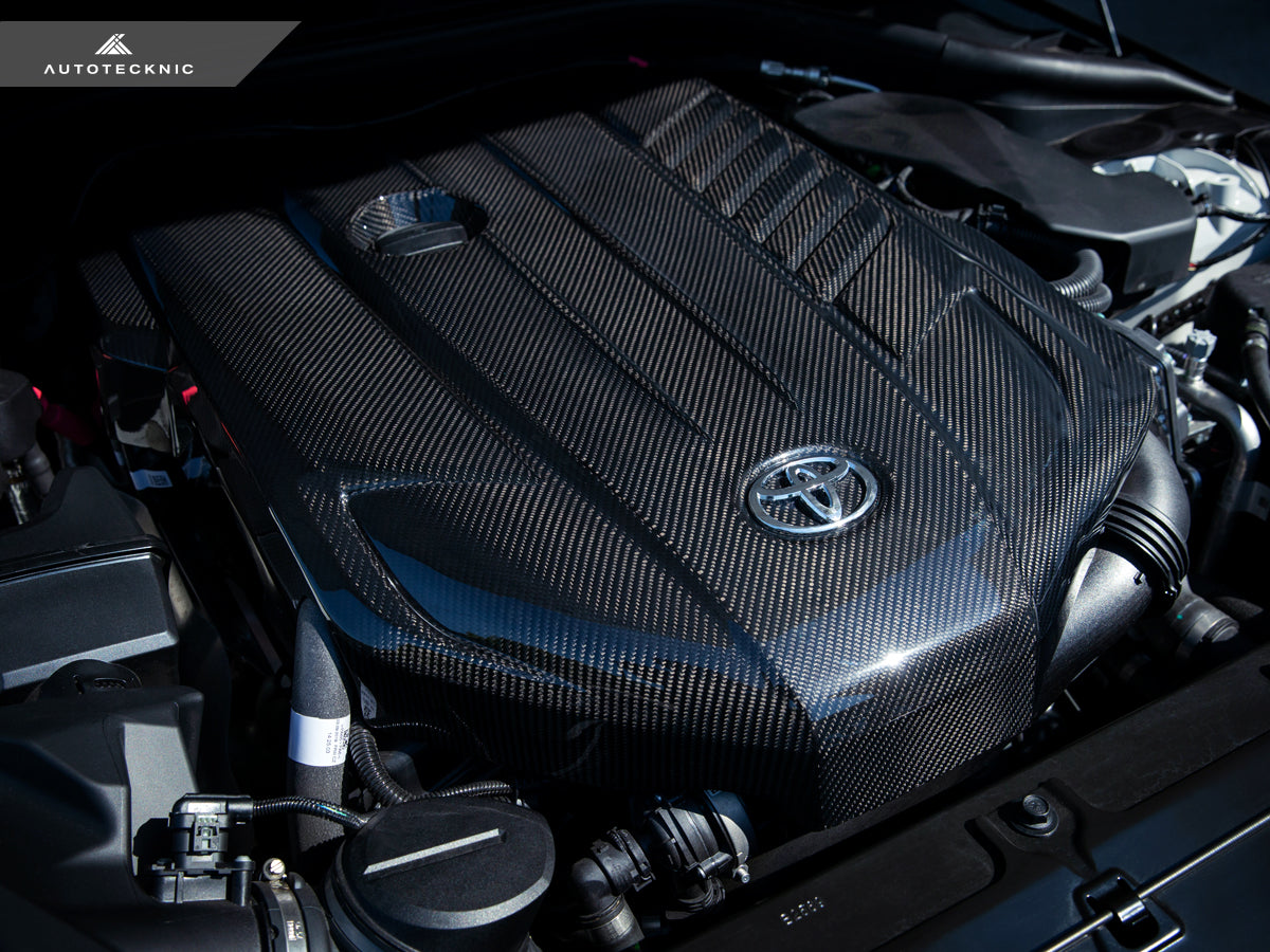 AutoTecknic Carbon Fiber Engine Cover - A90 Supra (ATK-TO-0407)