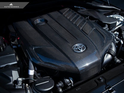 AutoTecknic Carbon Fiber Engine Cover - A90 Supra (ATK-TO-0407)