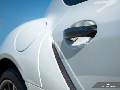 AutoTecknic Carbon Fiber Door Handle Trims - A90 Supra 2020