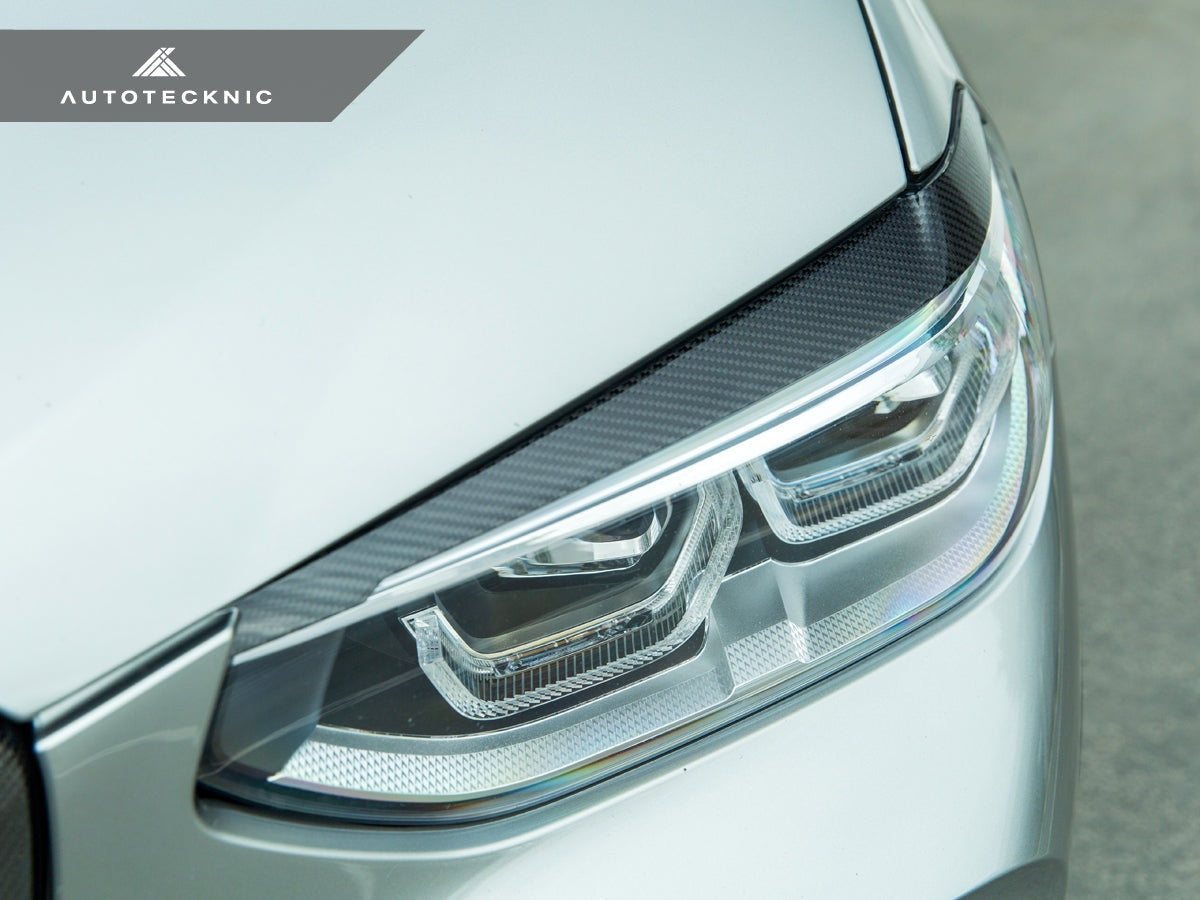 AutoTecknic Carbon Fiber Headlight Trim Set - G01 X3 | G02 X4