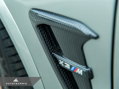 AutoTecknic Dry Carbon Fiber Fender Trim Set - F97 X3M | F98 X4M | G01 X3 | G02 X4