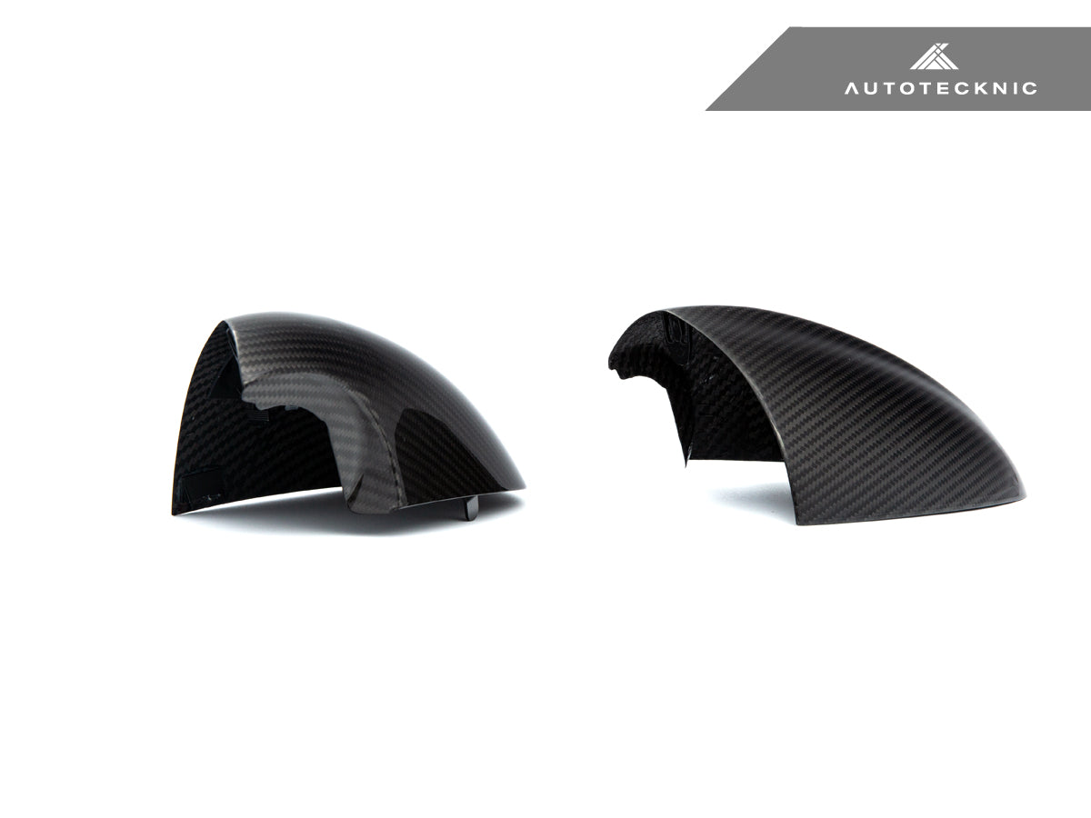 Cubiertas de espejo retrovisor de carbono seco AutoTecknic, versión II - E9X M3 | E82 1M