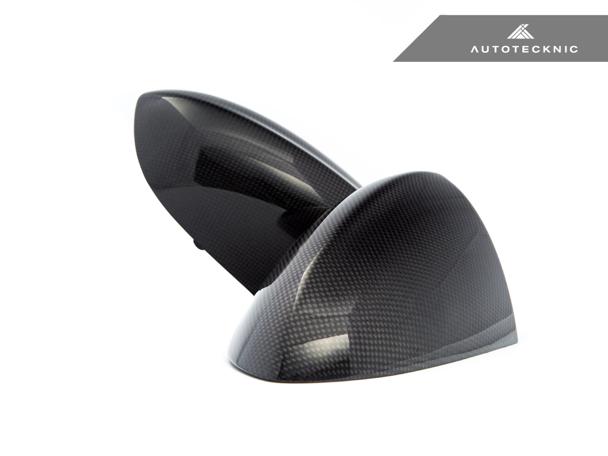 Cubiertas de espejo retrovisor de carbono seco AutoTecknic, versión II - E9X M3 | E82 1M