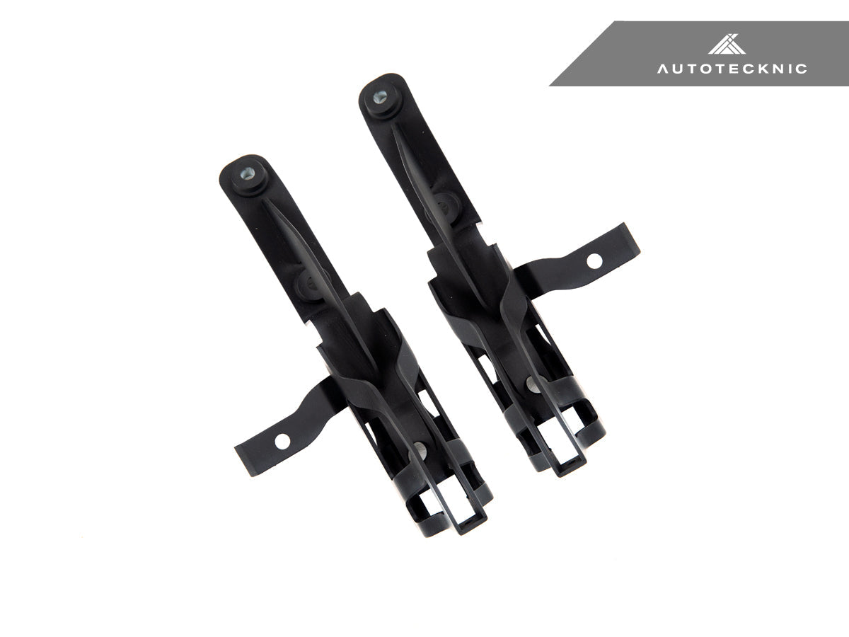 Labio aerodinámico delantero de competición de carbono seco AutoTecknic - F87 M2 Competition