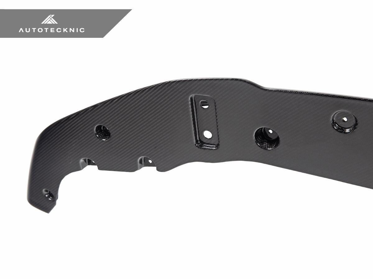 Labio aerodinámico delantero de competición de carbono seco AutoTecknic - F87 M2 Competition